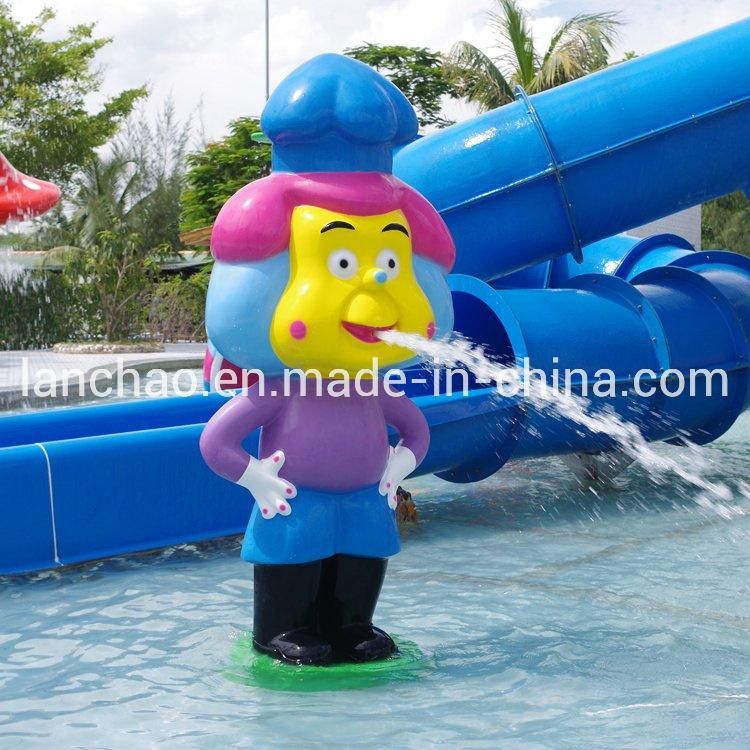Kids Water Park Rides Fiberglass Water Games Equipment