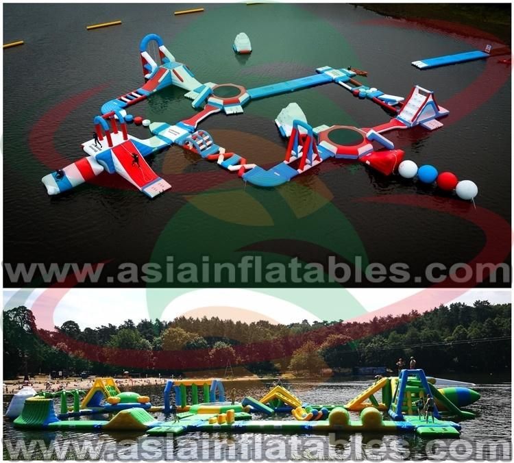 Ocean Inflatable Floating Water Island, Water Aqua Park