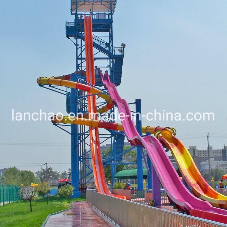 Water Park Rides High-Speed Freefall Slide for Adult