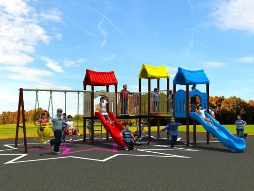 HD2014 Outdoor Small Garten Style Kids Park Playground Slide (HD14-120B)