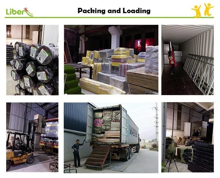 Playground Sports Equipment Kids Indoor Playground Trampoline Park with Obstacle Course Play