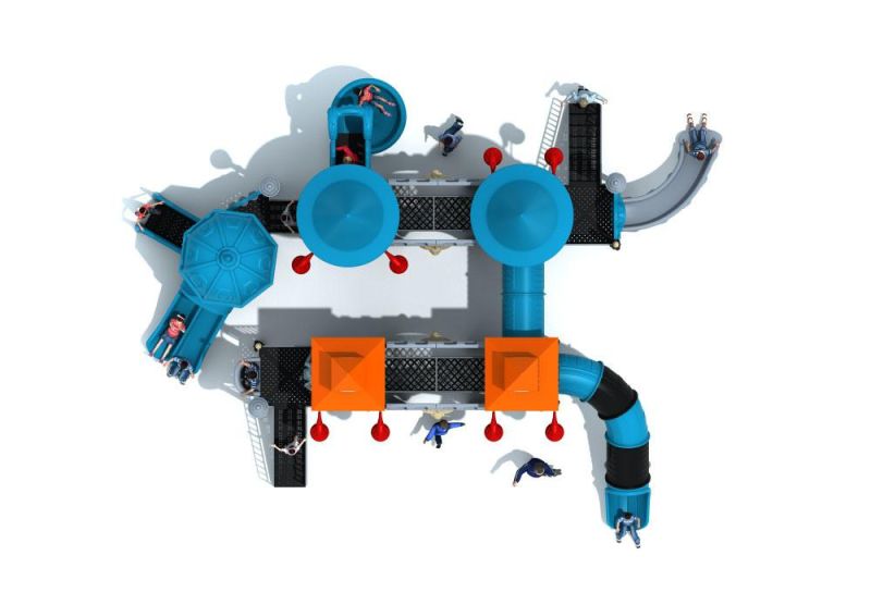 European and Korea Castle Series Kids Slide Outdoor Playground Equipment for Fun