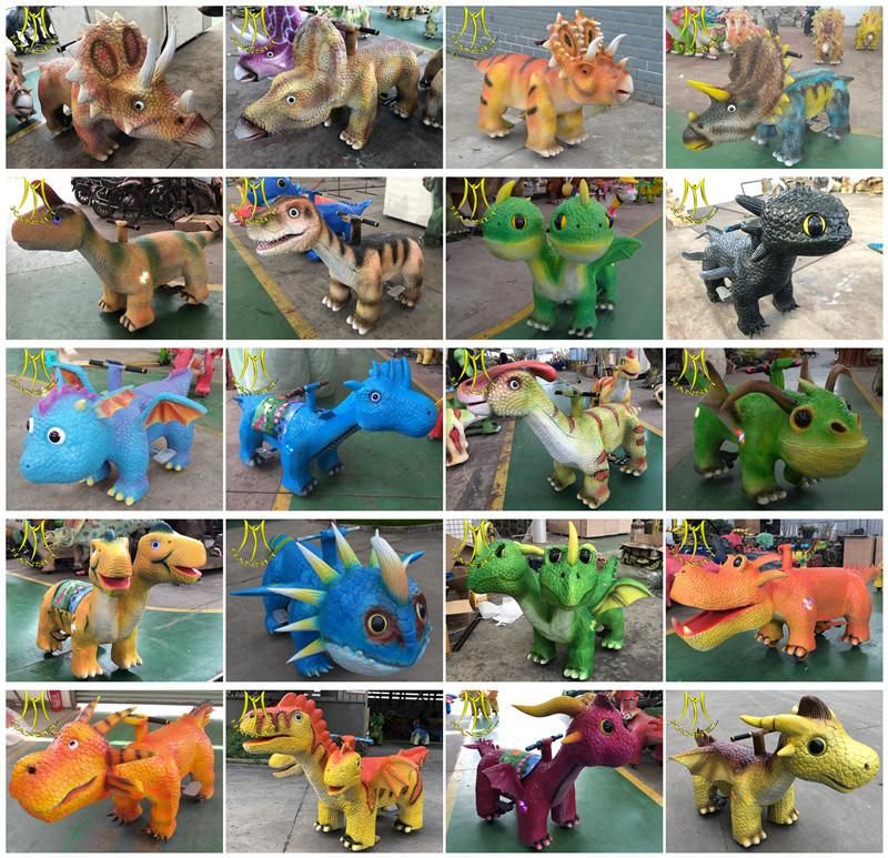 Hansel Dinosaur Park Electric Walking Animal Scooter Ride on Dinosaur