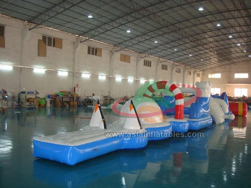 Inflatable Water Obstacle Course, Inflatable Water Floating Toys