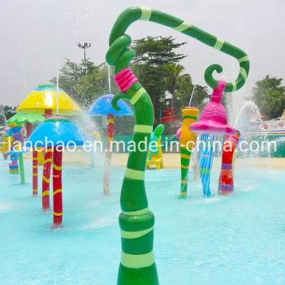 Flower Spray Aqua Park Fiberglass Water Amusement Equipment