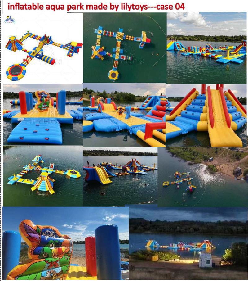Inflatable Aqua Park Water Playground Water Obstacle Course for Sea or Lake