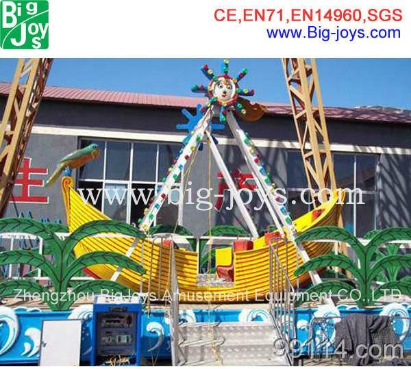 Kids Attraction Manege Amusement Park Equipment Mini Pirate Ship Rides