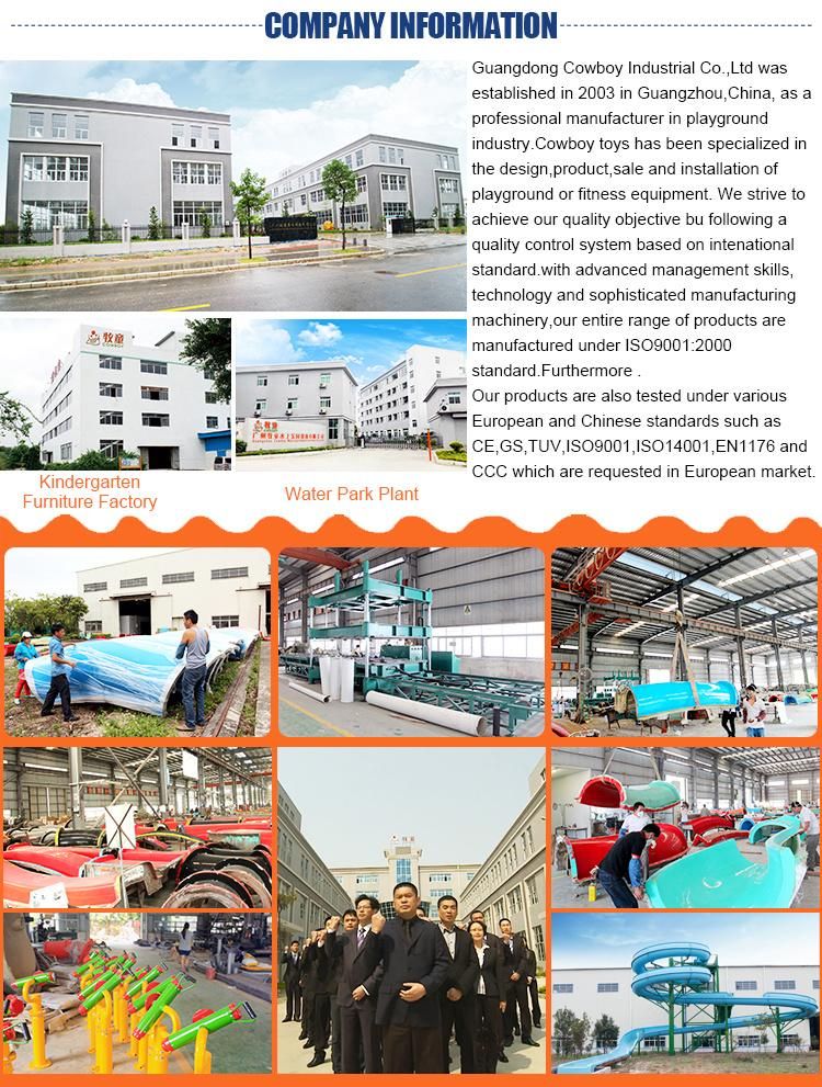 Fiberglass Water House Water Slides for Swimming Pool
