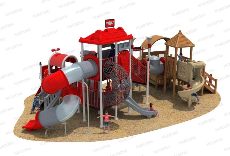Fire Control Series Big Outdoor Slide Kids Playground for Sale