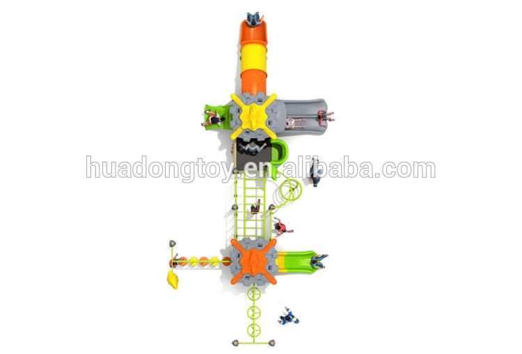 High Quality Plastic Outdoor Playground Slides for Kids