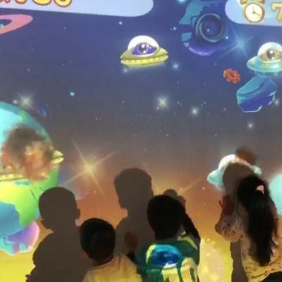 Kids Indoor Amusement Park Interactive Floor Projection Interactive Wall Touchable Immersive Games for Throwing Ball
