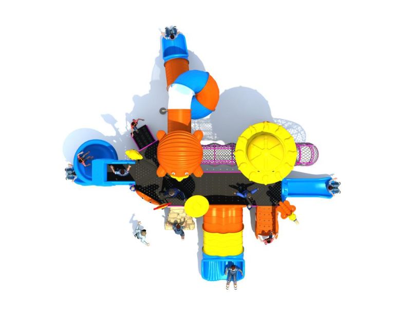 Amusement Park Toys Children Plastic Slides Kids Outdoor Playground