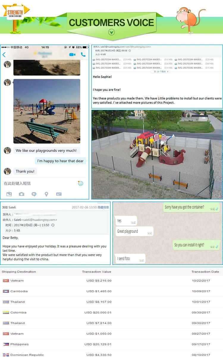 China Supplier School Children Toy Outdoor Playground Plastic Combined Slide for Kids Popular Style in Southeast Asia with TUV/ASTM