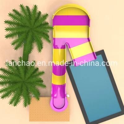 Small Boomerango Slide Pool Water Park Slide for Family
