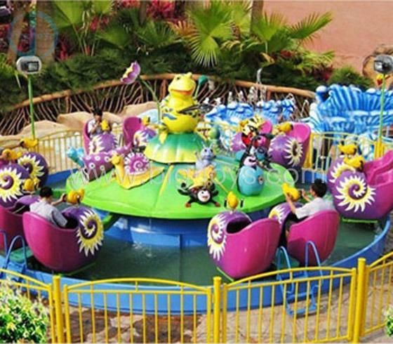 Snail Water Attack Rides Amusement Park Rotating Rides for Sale