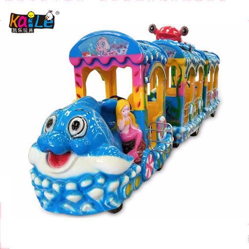 Amusement Shopping Mall Kids Electric Ride Indoor Outdoor Tourist Trackless Train