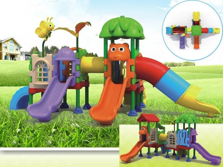 Kids Plastic Amusement Park Good Quality Outdoor Playground Equipment