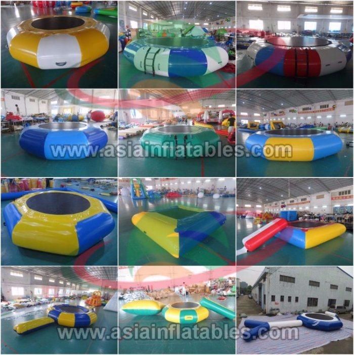 Summer Water Games Jumping Bed Floating Water Trampoline for Pool