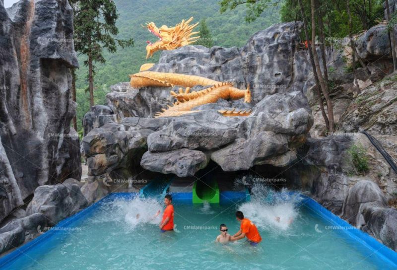 Commercial Fiberglass Water Park for Kids Adult