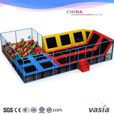 Children Indoor Trampoline Park with Ninja Warrior
