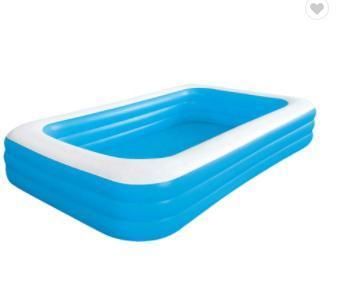 Adult Outdoor Rectangular PVC Inflatable Pool Family Outdoor Inflatable Pool