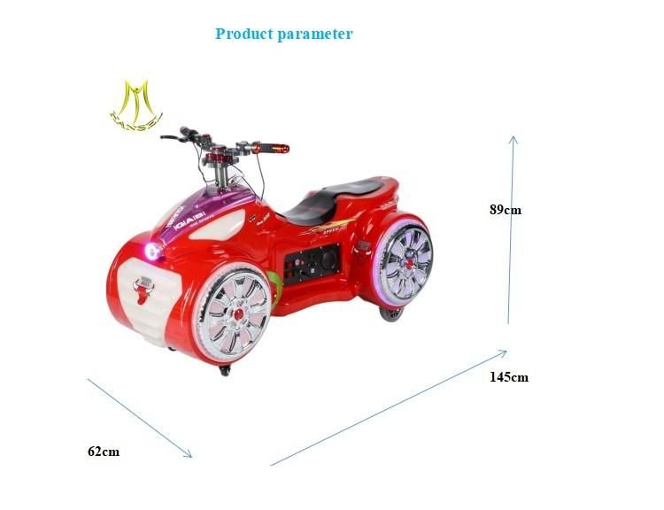 Hansel Shopping Mall Kiddie Ride Commercial Motorbike Electric for Children