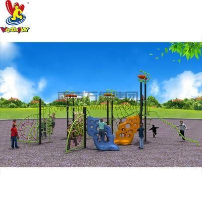 Amusement Park Kids Outdoor Climbing Playground with Slide