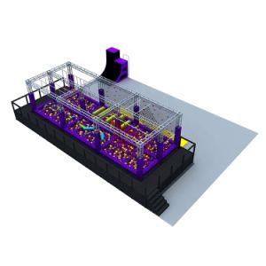 Eco-Friendly Amusement Park Adult Durable Inside/Outside Safety Ninja Warrior Obstacle Course Equipment Play Games