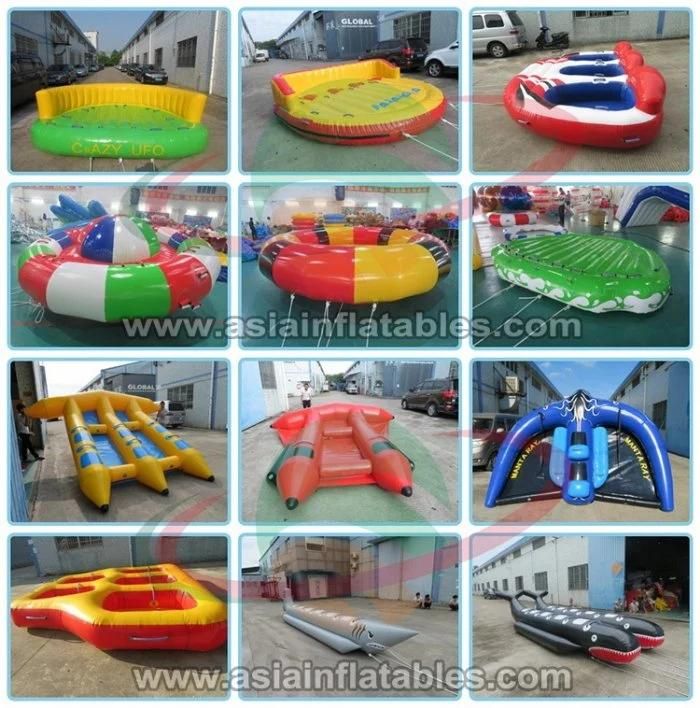 Inflatable 5 People Donut Boat Ride Towable Water Boat Fly Tube