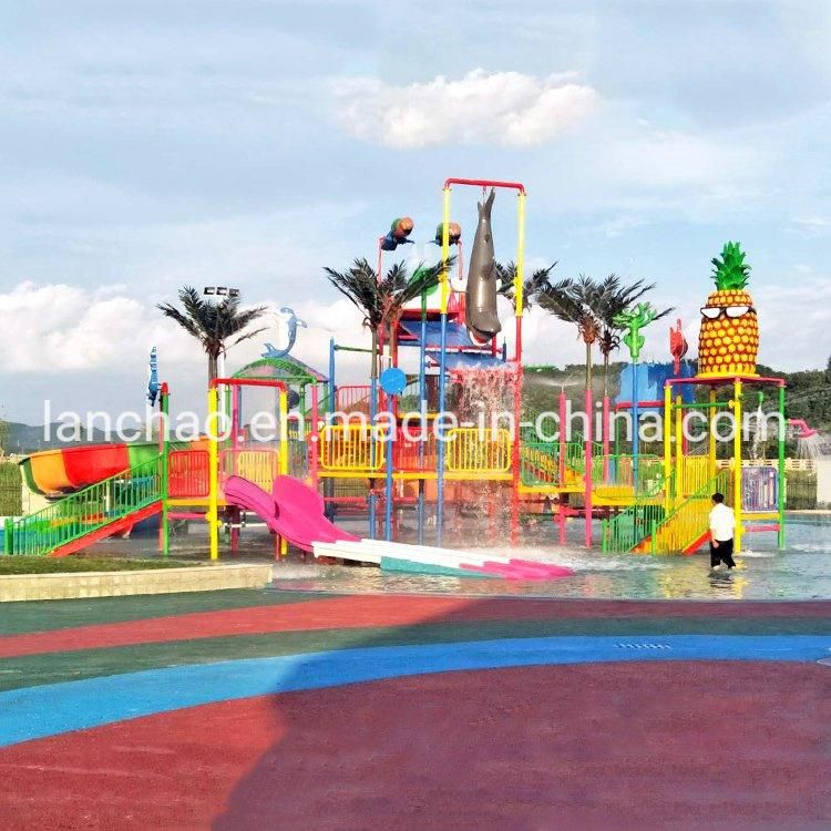Fiberglass Water House Slide for Aqua Theme Park