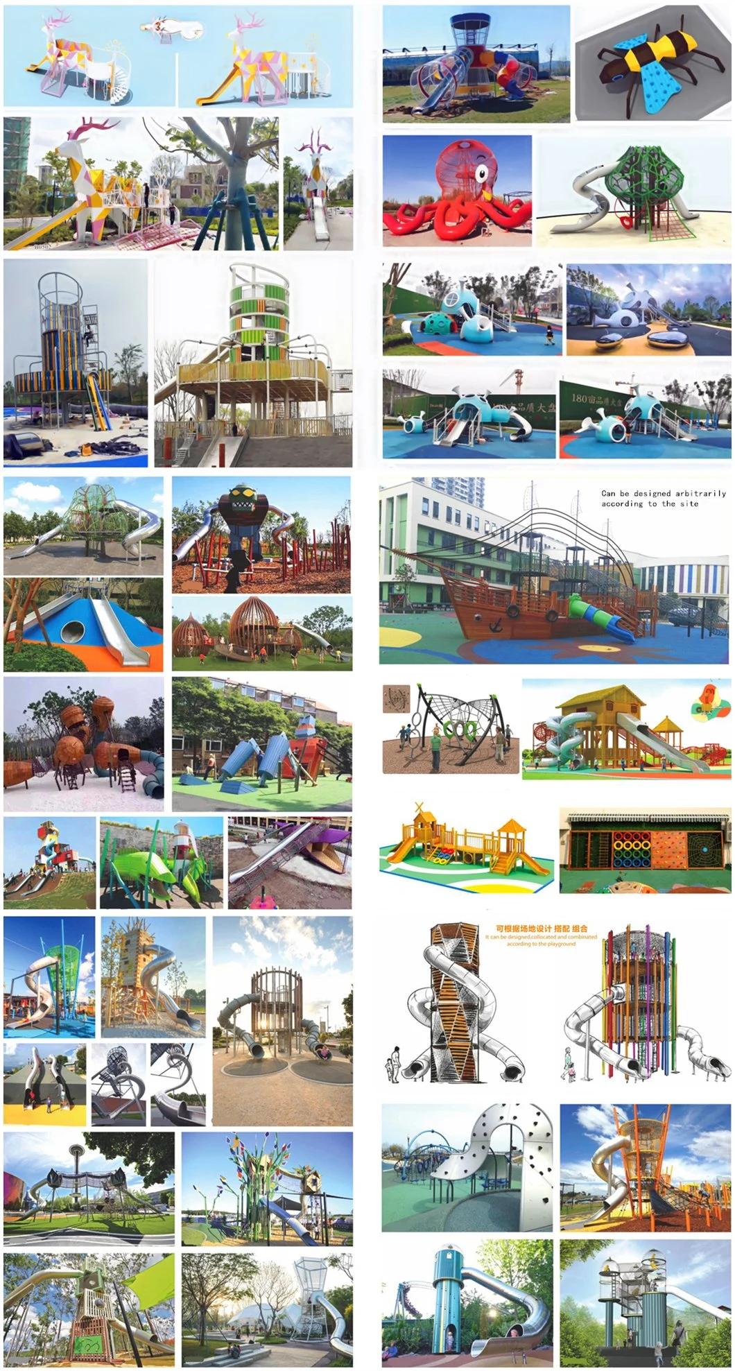 New Outdoor Kids Climbing Slide Park Scenic Playground Equipment