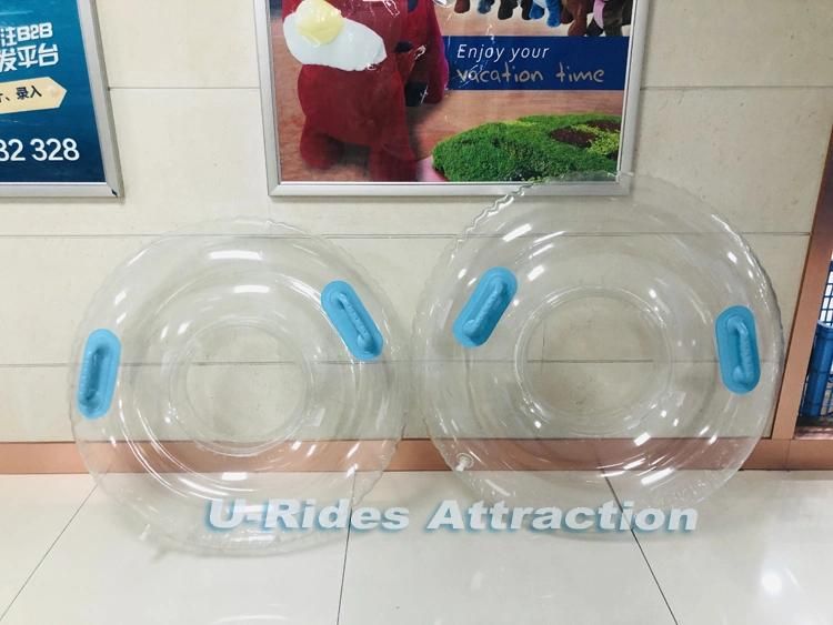 Inflatable PVC Transparent Swimming Ring For Water Park And Swimming Pool
