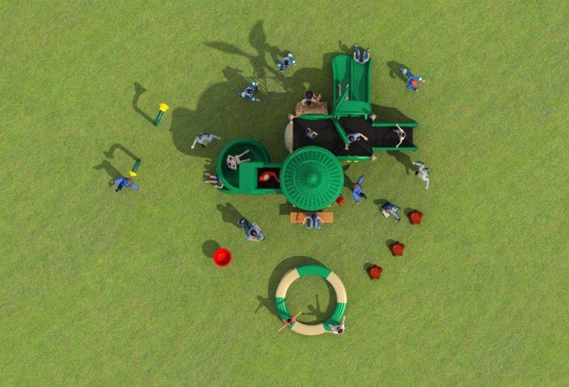 Children Indoor Amusement Playground, Kids Entertainment Equipment HD17-006A