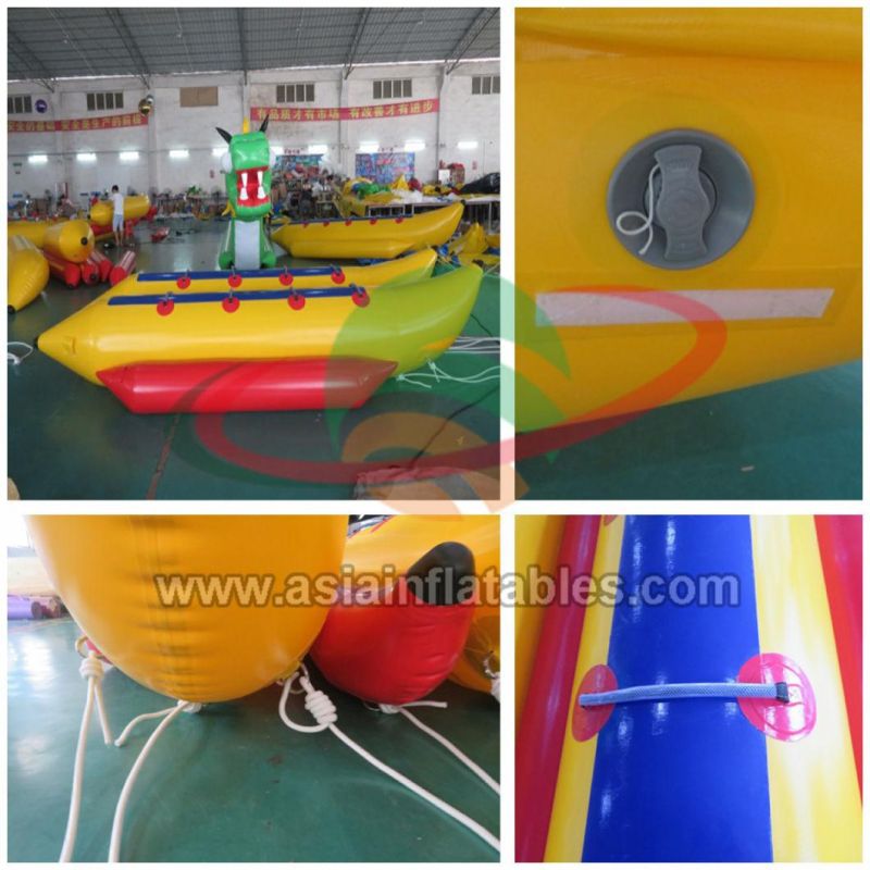 Best Price Quality Double Tube 10 Seats Inflatable Banana Boat for Sale