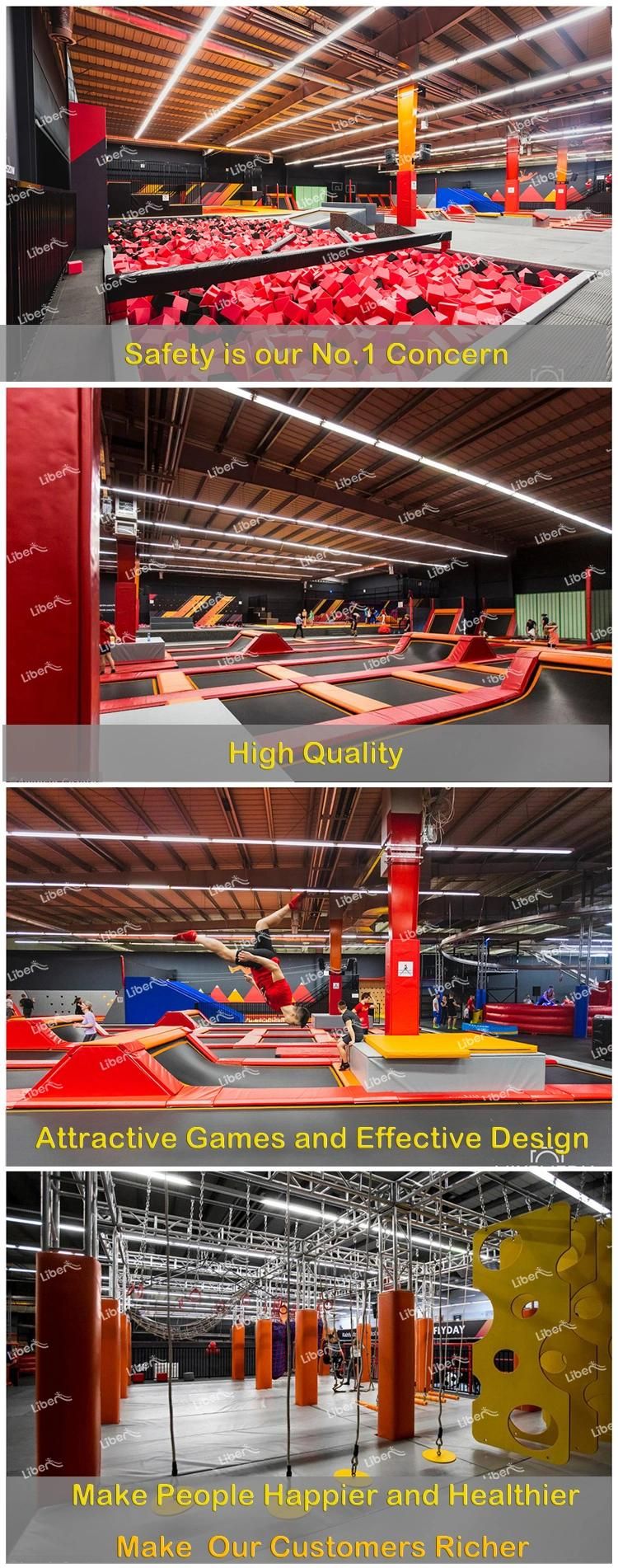 Indoor Trampoline Park China, Extreme Trampoline World Supplier with Ninja Warrior