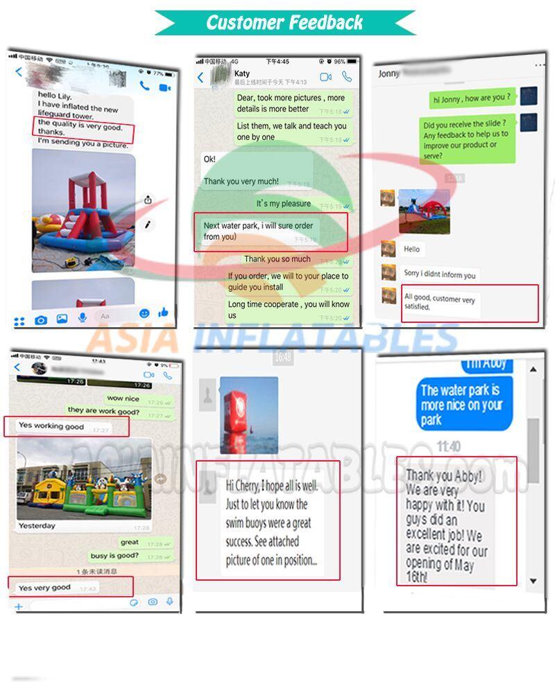 Giant Removable Inflatable Water Park, Inflatable Amusement Park on Land, Water Park Project for Commercial