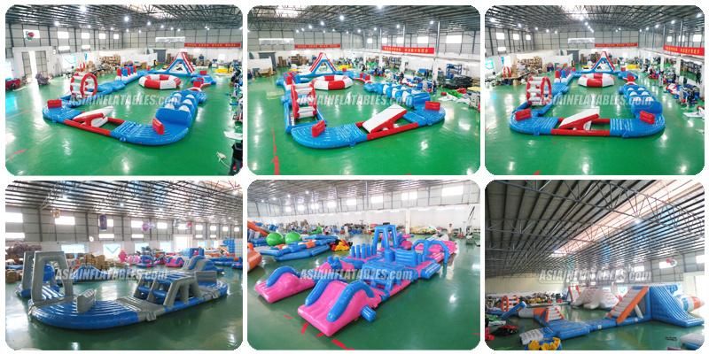 Water Playground Inflatable Sports Water Park Aqua Park with Obstacle Courses
