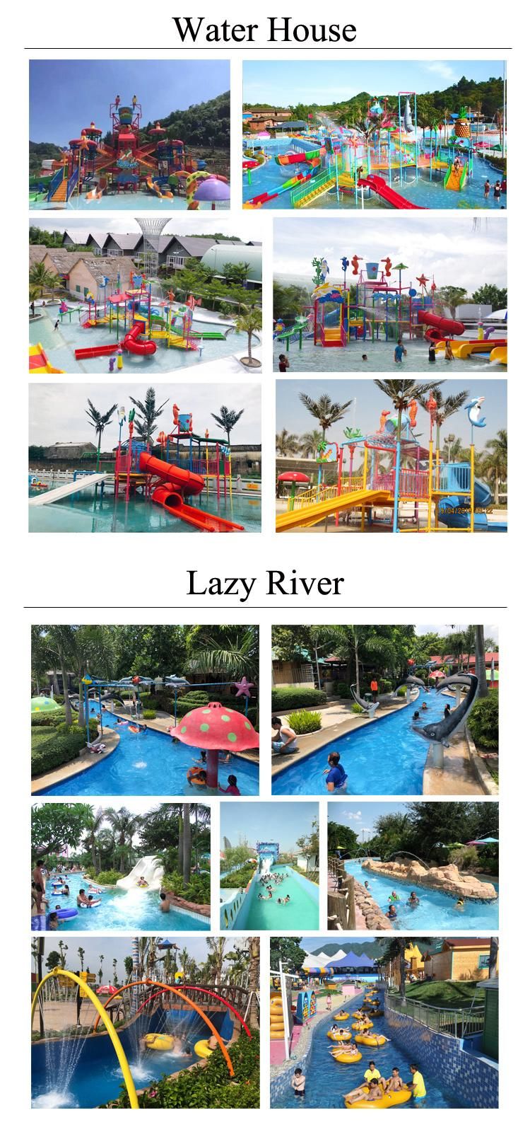 Kids Small Water Park Slide Fiberglass Family Pool Slide