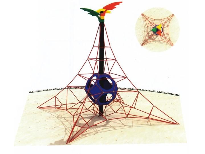 Outdoor Steel Climbing Wall Structure for Kids
