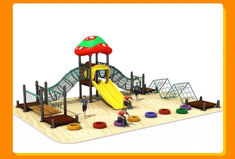 Quotation Outdoor Playground Kids Backyard Play Set Bridge Climbing Rope Net