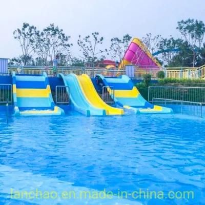 Small Children Rainbow Body Water Slide for Park Swimming Pool