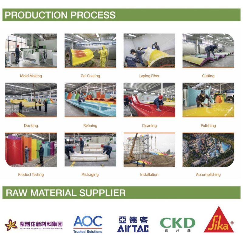 2022 New Design Fiberglass Water Park Slide Swimming Pool Slides