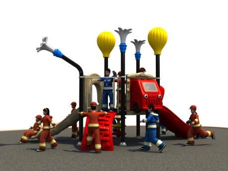 HD2014 Outdoor Fire Man Collection Kids Park Playground Slide (HD14-028B)