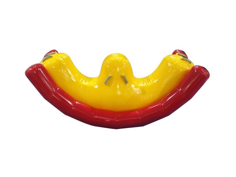 China PVC Inflatable Seesaw Banana Boat Floating Water Toys for Lake