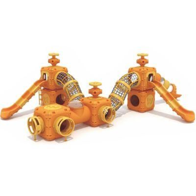 Kids Outdoor Playground Equipment Community Park Plastic Slide Climbing Kl04