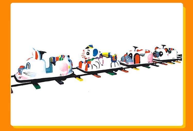 Fiberglass Electric Mini Amusement Kiddie Rides Outdoor Park Train Rides (KL6031)