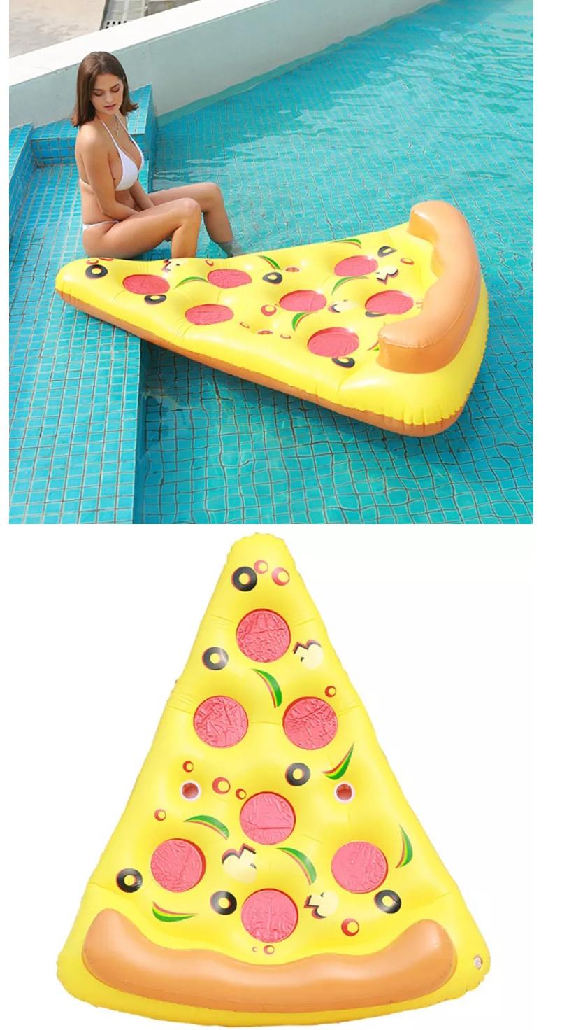 PVC 180cm Giant Inflatable Pizza Slice Pool Float