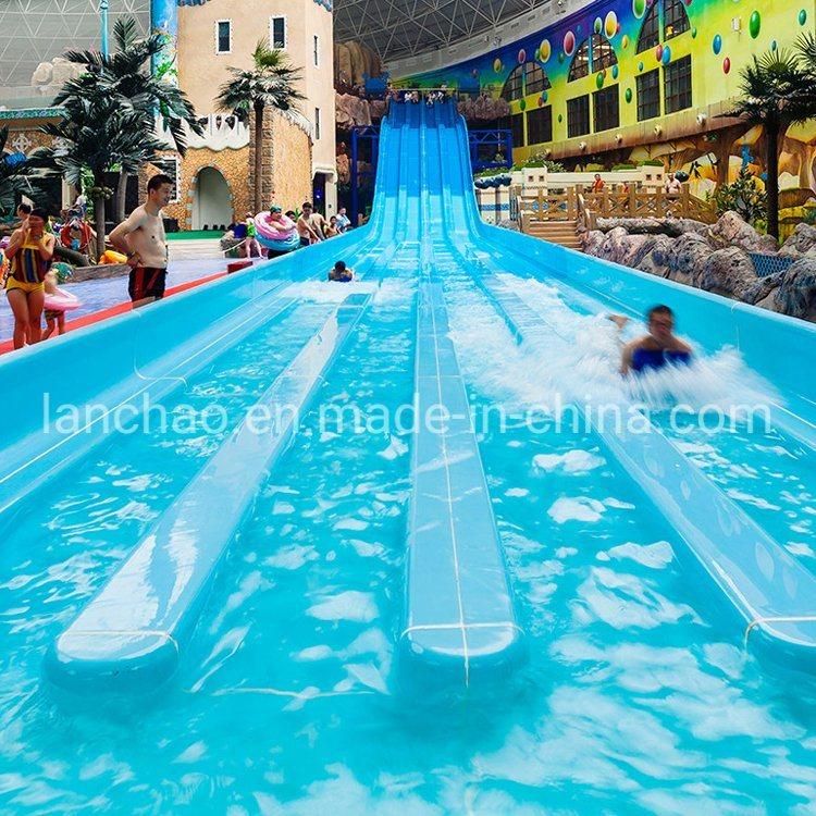 Rainbow Wavy Slide for Water Park