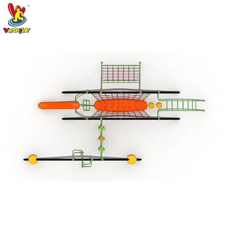 Kids Outdoor Playground for Sale Child Playhouse Outdoor Amusement Park Equipment Climbing Rope Net