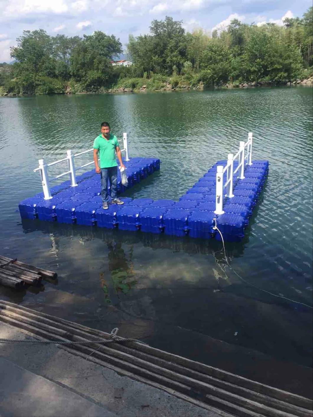 Water Entertainment Platform Floating Twin Dock Modular Dock Pontoon Floats